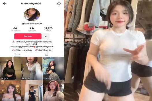 Clip sex tik toker Lanhxinhyeu vóc dáng đẹp thổi kèn đỉnh