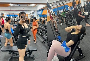 Em Gymer mông to muốn đụ anh