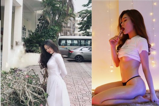 Thùy Nguyễn mê phô ngực và khoe vùng kín